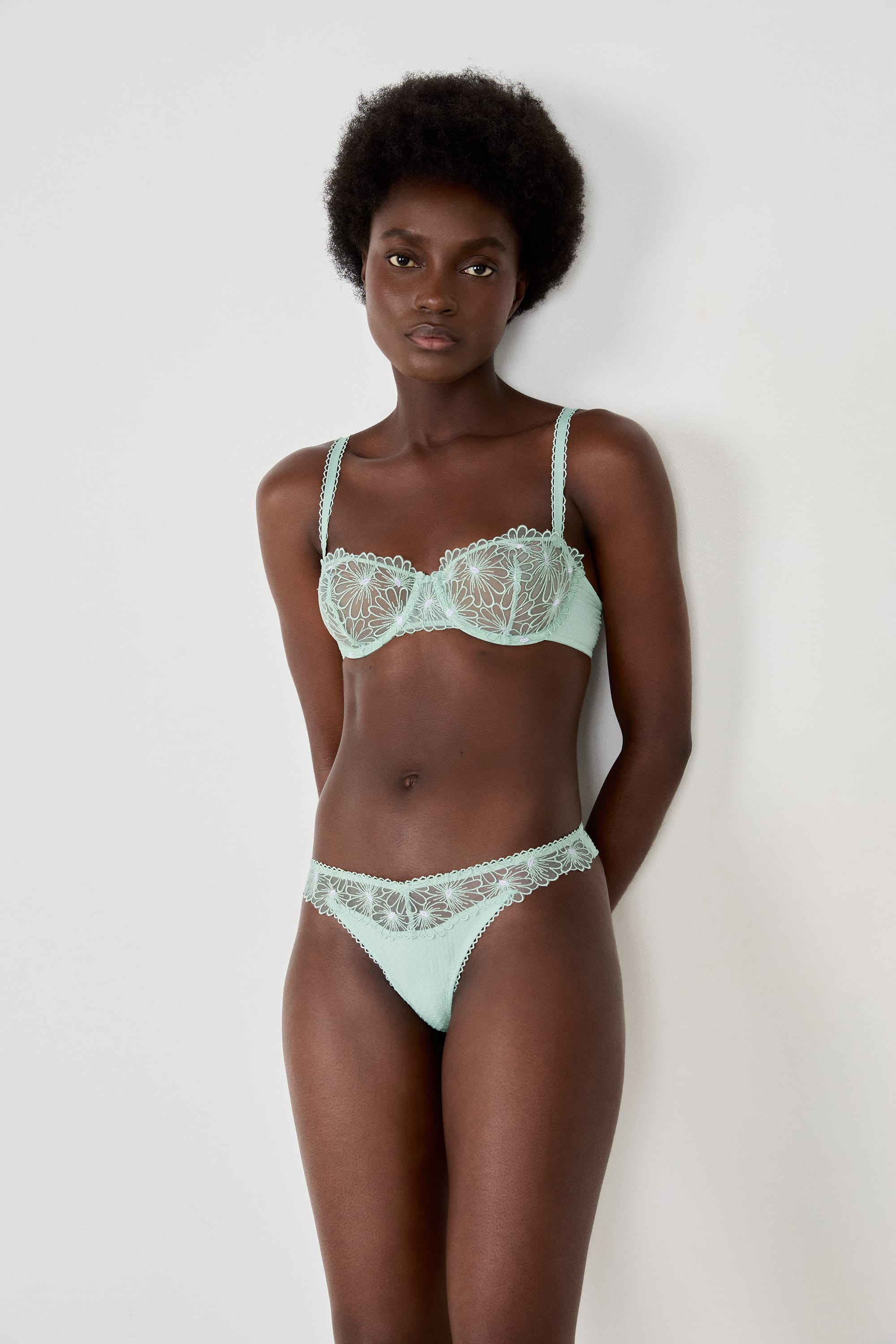 Etam DAISY - TANGA in Celadon - View 3