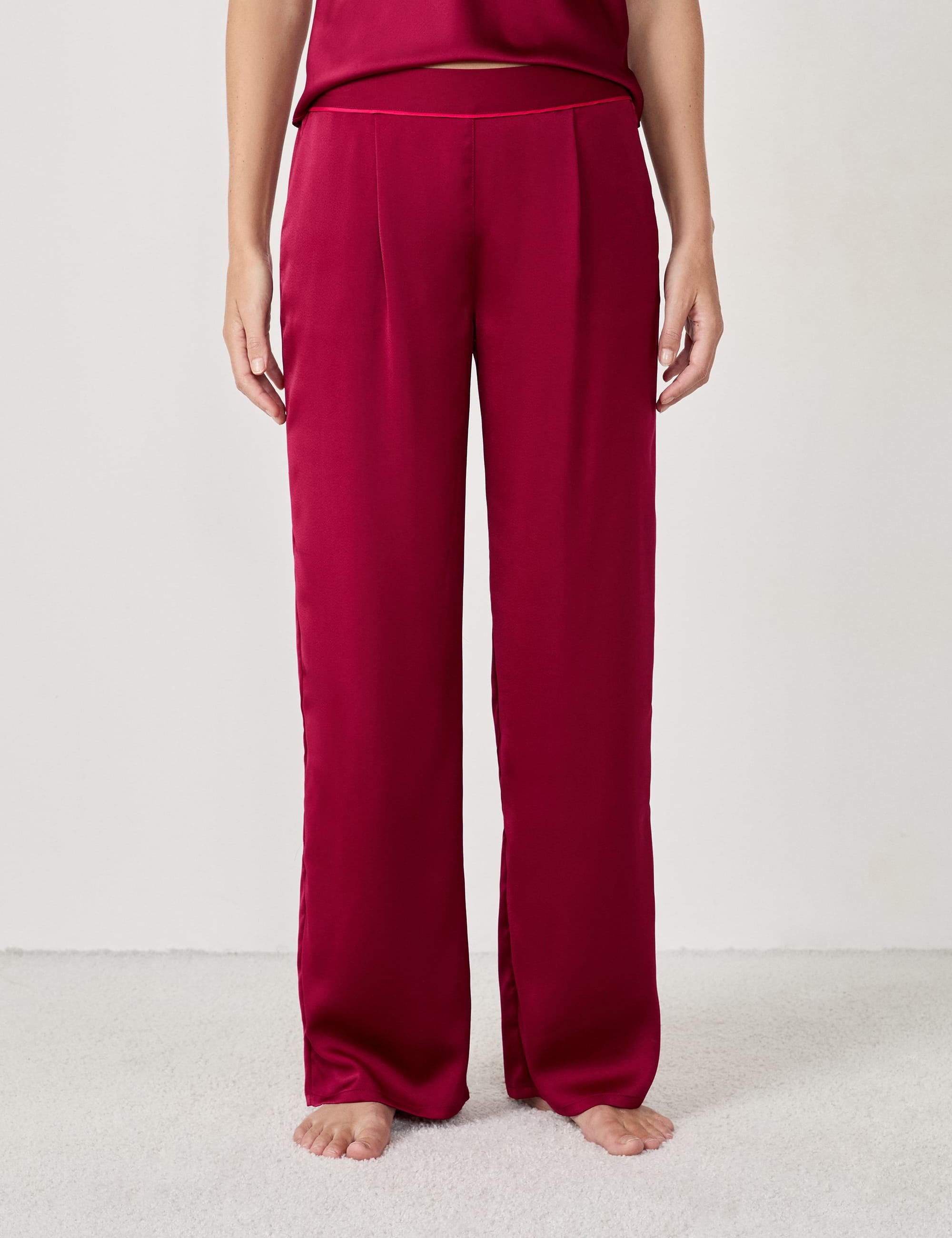 Etam ERIKE - PANTALON in Garnet Bordeaux - View 1