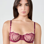 Etam NAYADE - N9 BALCONNET in Garnet Bordeaux - View 1