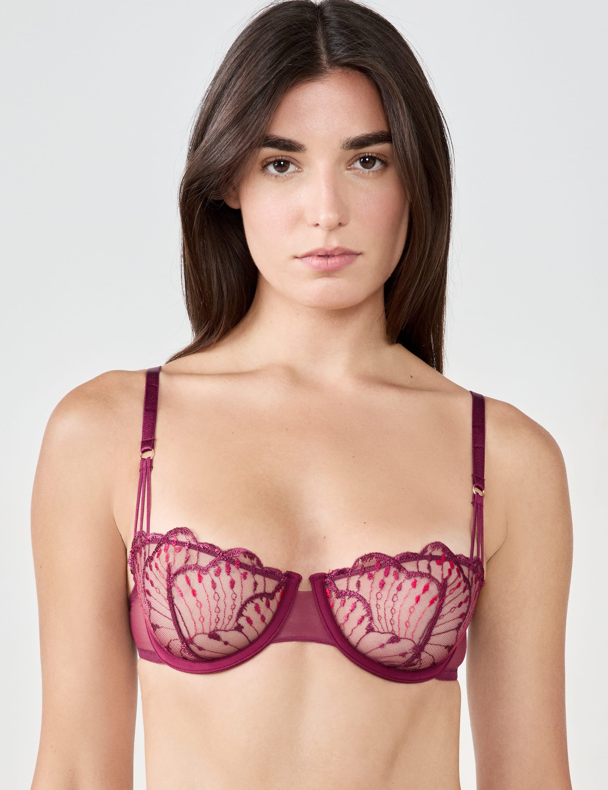 Etam NAYADE - N9 BALCONNET in Garnet Bordeaux - View 1