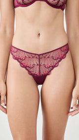 Etam NAYADE - TANGA in Garnet Bordeaux - View 1