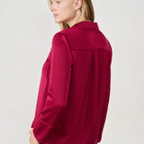 Etam ERIKE - CHEMISE in Garnet Bordeaux - View 2