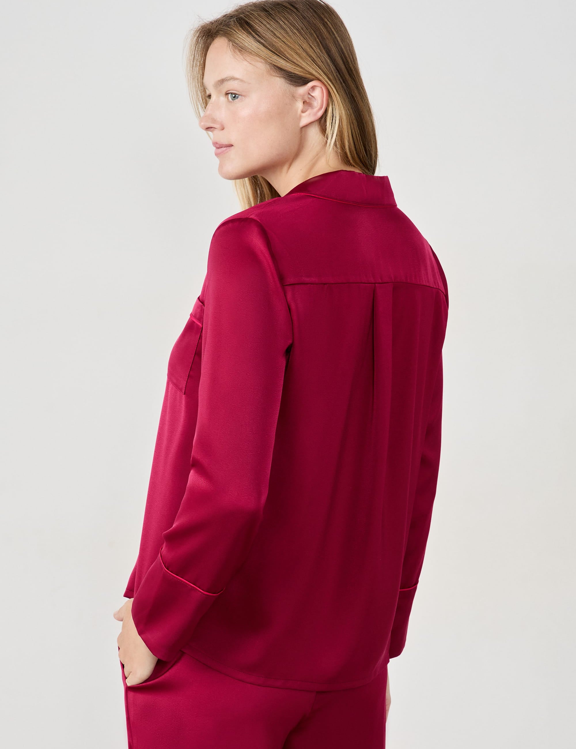 Etam ERIKE - CHEMISE in Garnet Bordeaux - View 2