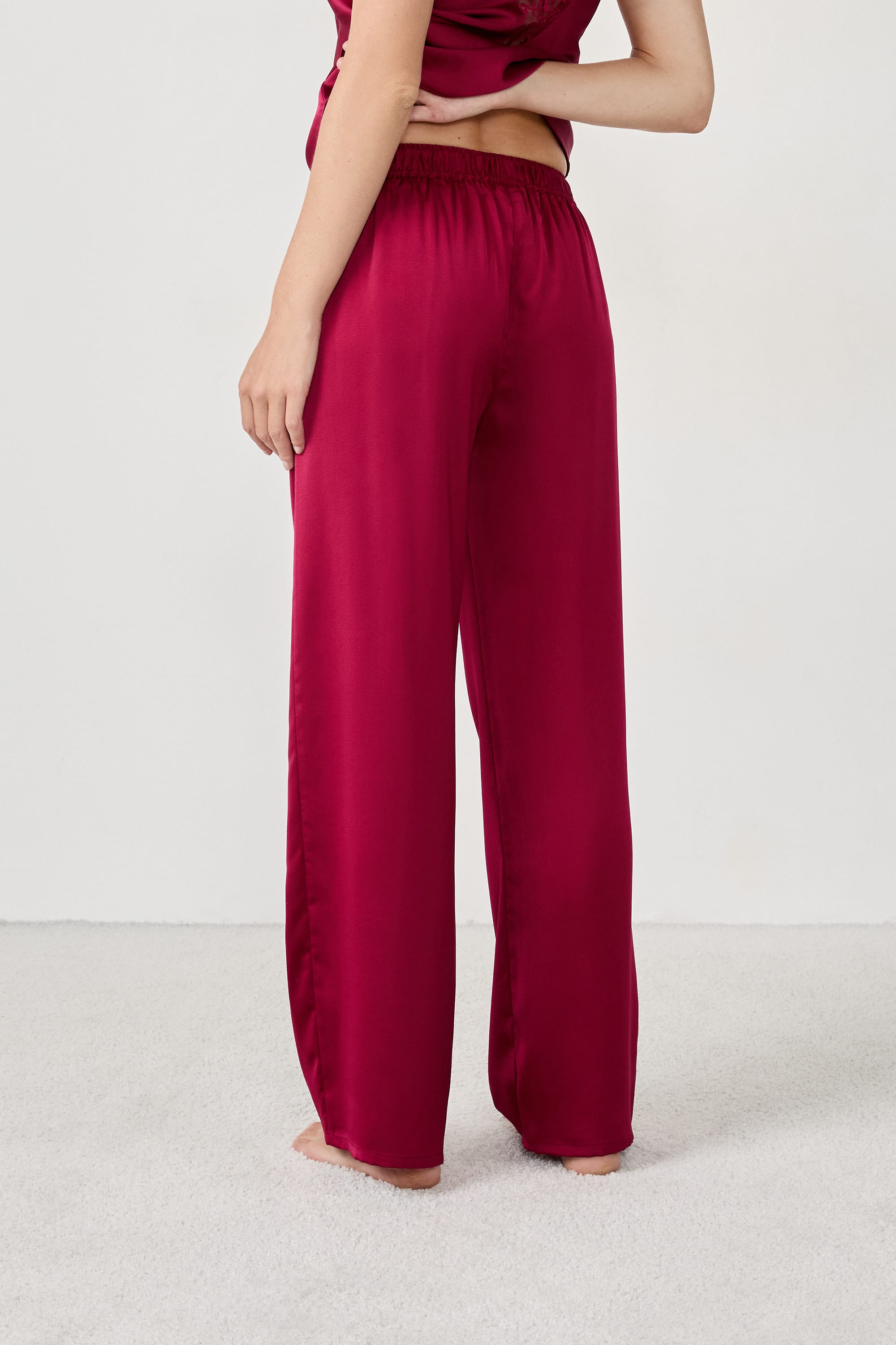 Etam ERIKE - PANTALON in Garnet Bordeaux - View 2