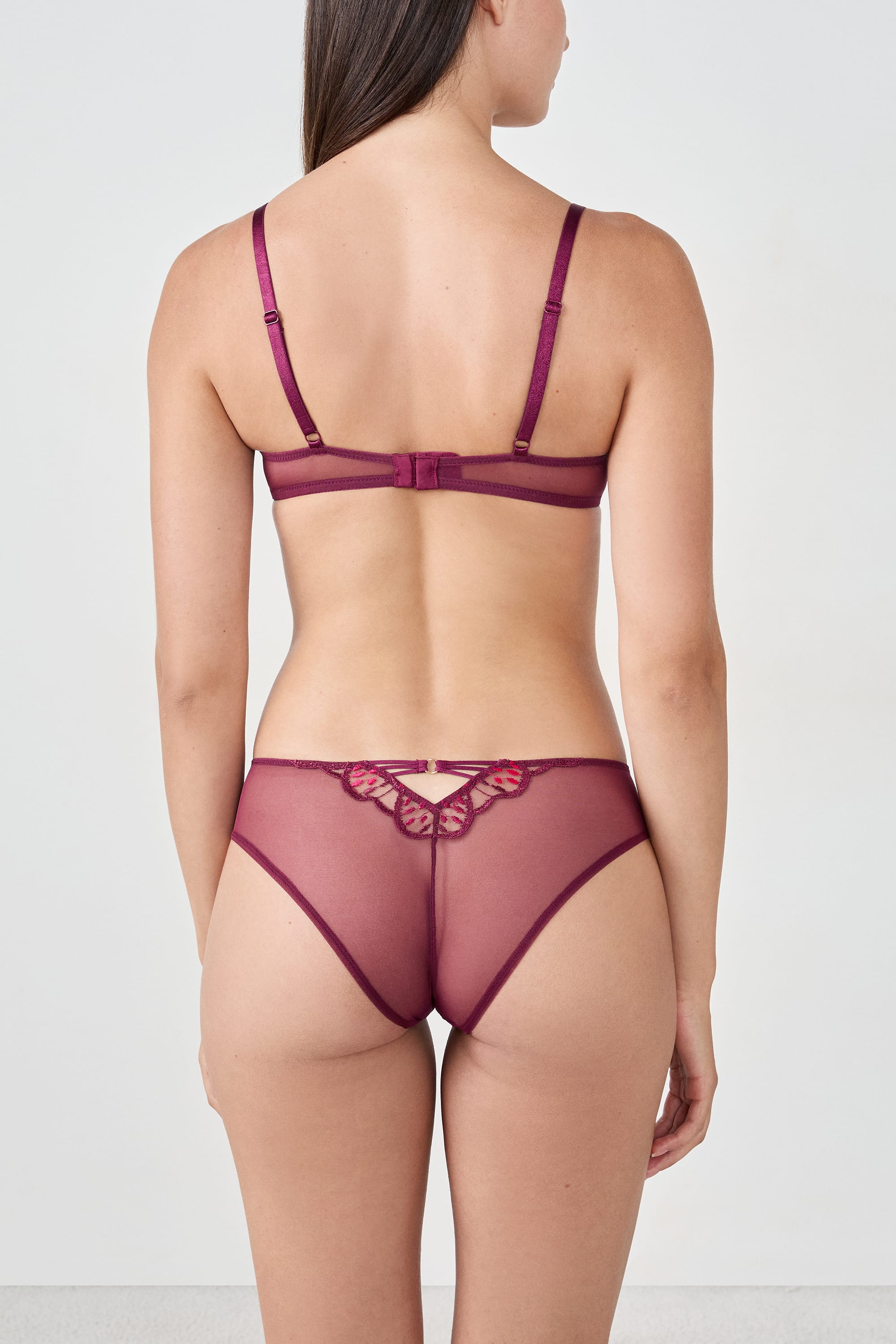 Etam NAYADE - HIPSTER in Garnet Bordeaux - View 2