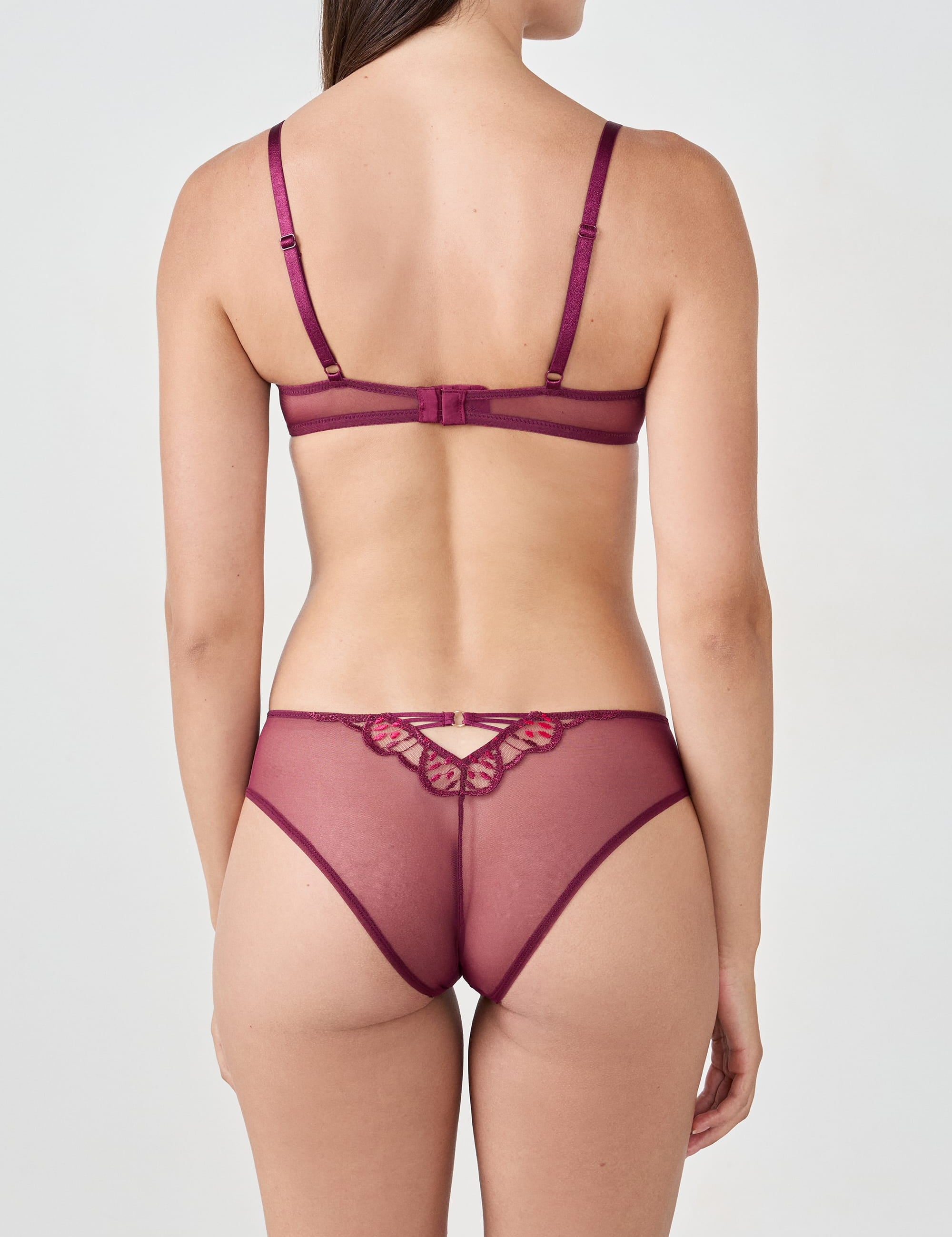 Etam NAYADE - HIPSTER in Garnet Bordeaux - View 2