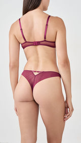 Etam NAYADE - TANGA in Garnet Bordeaux - View 2