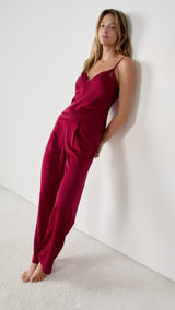 Etam ERIKE - PANTALON in Garnet Bordeaux - View 3