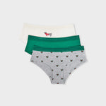 Etam JACKIE LACE - 3 SHORTIES in Green - View 1