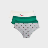 Etam JACKIE LACE - 3 SHORTIES in Green - View 1