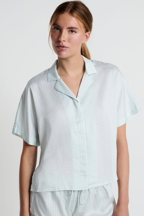 Etam nafilah - top mc spe in green print
