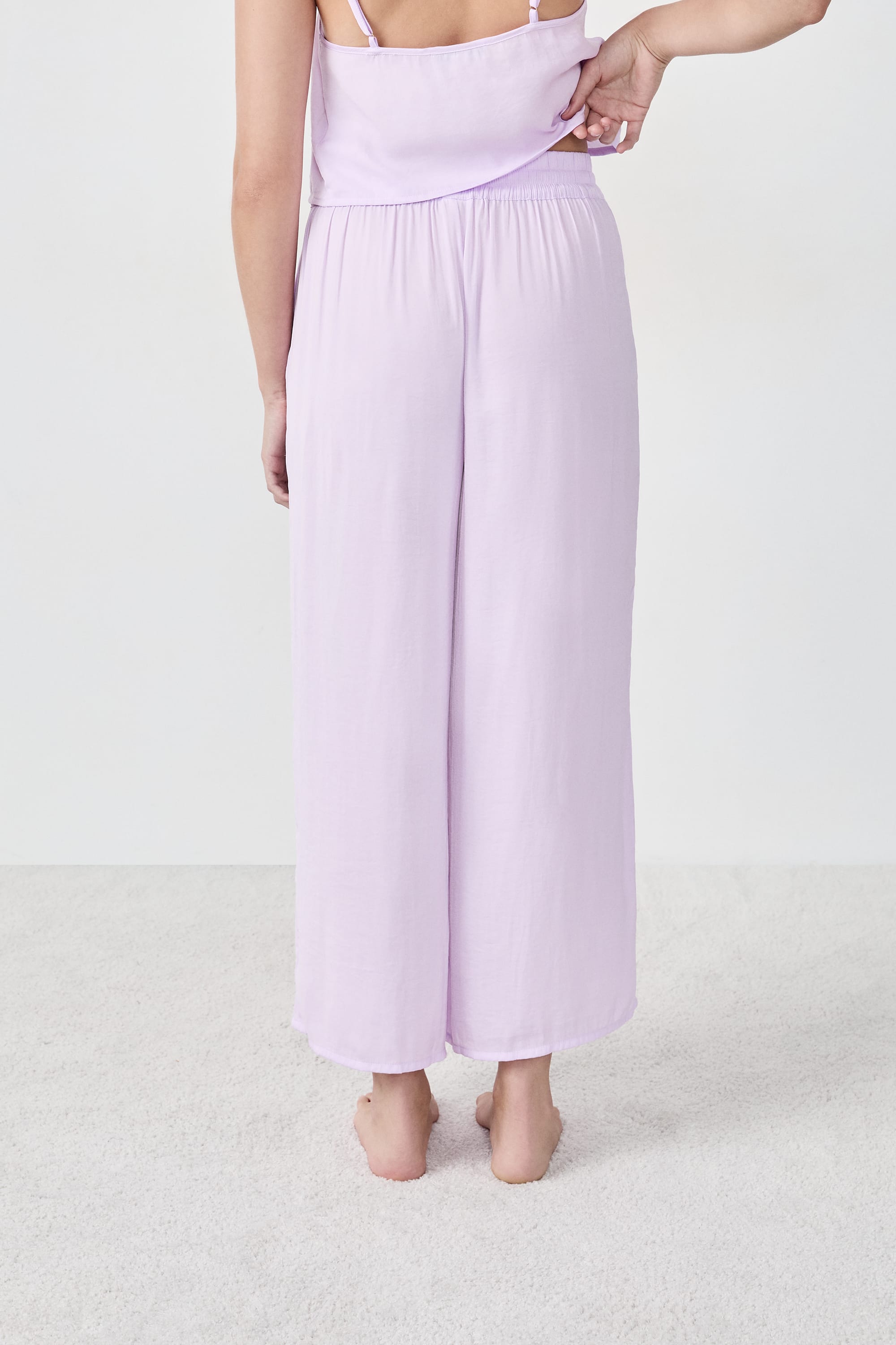 Etam CHEETA 7/8EME - PANTALON 7/8 in Lilac - View 2