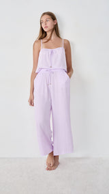 Etam CHEETA 7/8EME - PANTALON 7/8 in Lilac - View 3