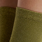 Etam ETINCELLE RIB - SOCKS in Olive Khaki - View 2