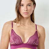 Etam AUDACE - SA TRIANGLE in Plum - View 1