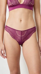 Etam AUDACE - TANGA in Plum - View 1