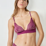 Etam AUDACE - SA TRIANGLE in Plum - View 3