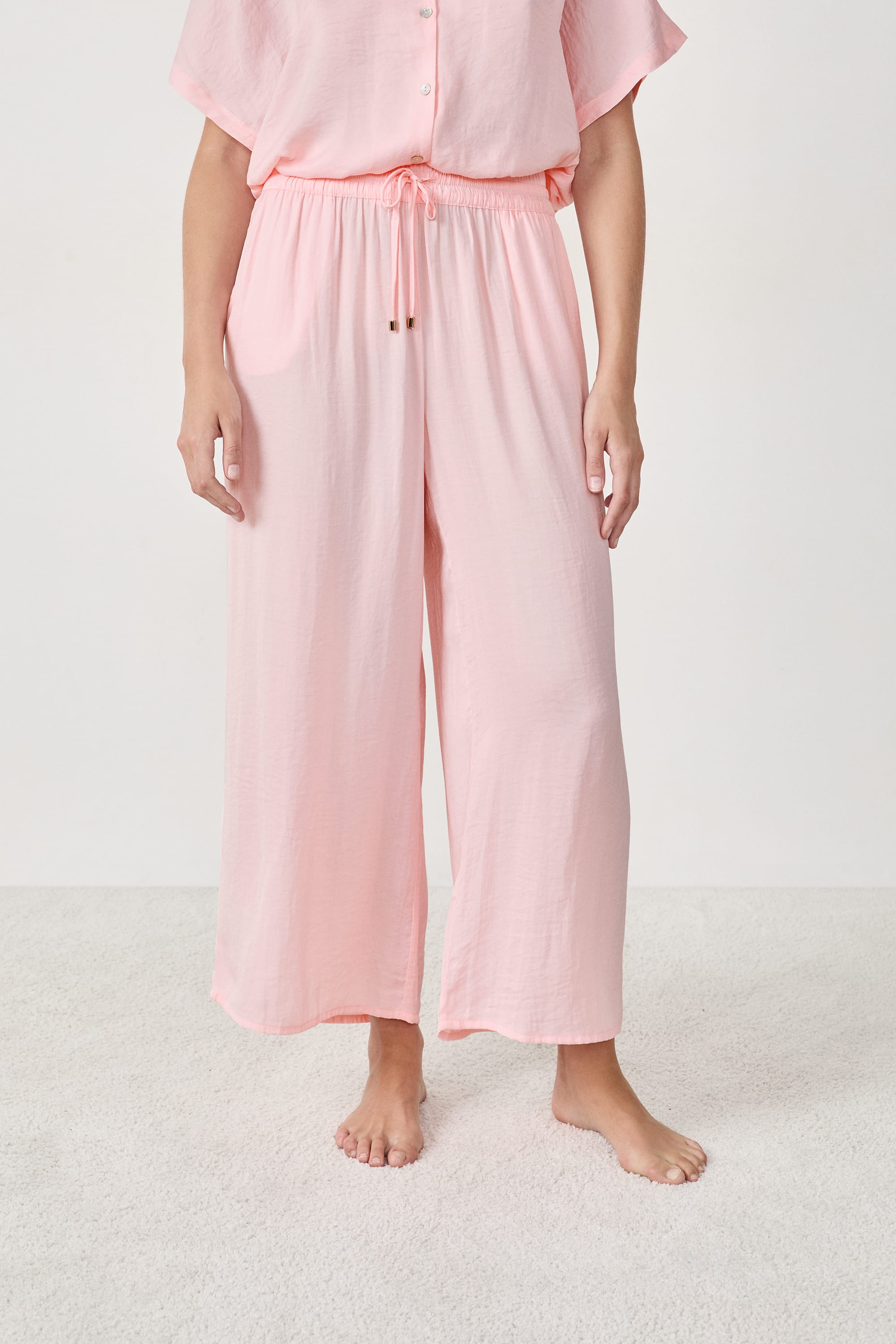 Etam CHEETA 7/8EME - PANTALON 7/8 in Powder Pink - View 1