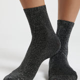 Etam ETINCELLE RIB - SOCKS in Silver - View 1