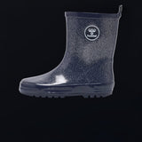 Hummel rubber boot glitter jr in black iris