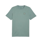 PUMA ESSENTIALS ELEVATED tee in green moon - Image 10