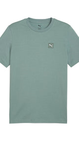 PUMA ESSENTIALS ELEVATED tee in green moon - Image 10
