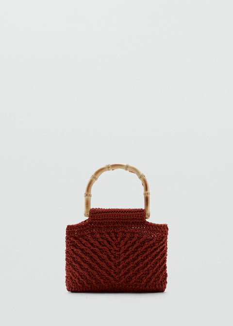 Mango bolso p eden in terracotta
