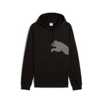 PUMA TRAIN ALL DAY big logo hoodie in black - Image 1