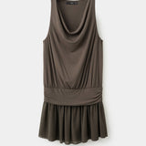 Mango vestido lagoon in brown - Image 1