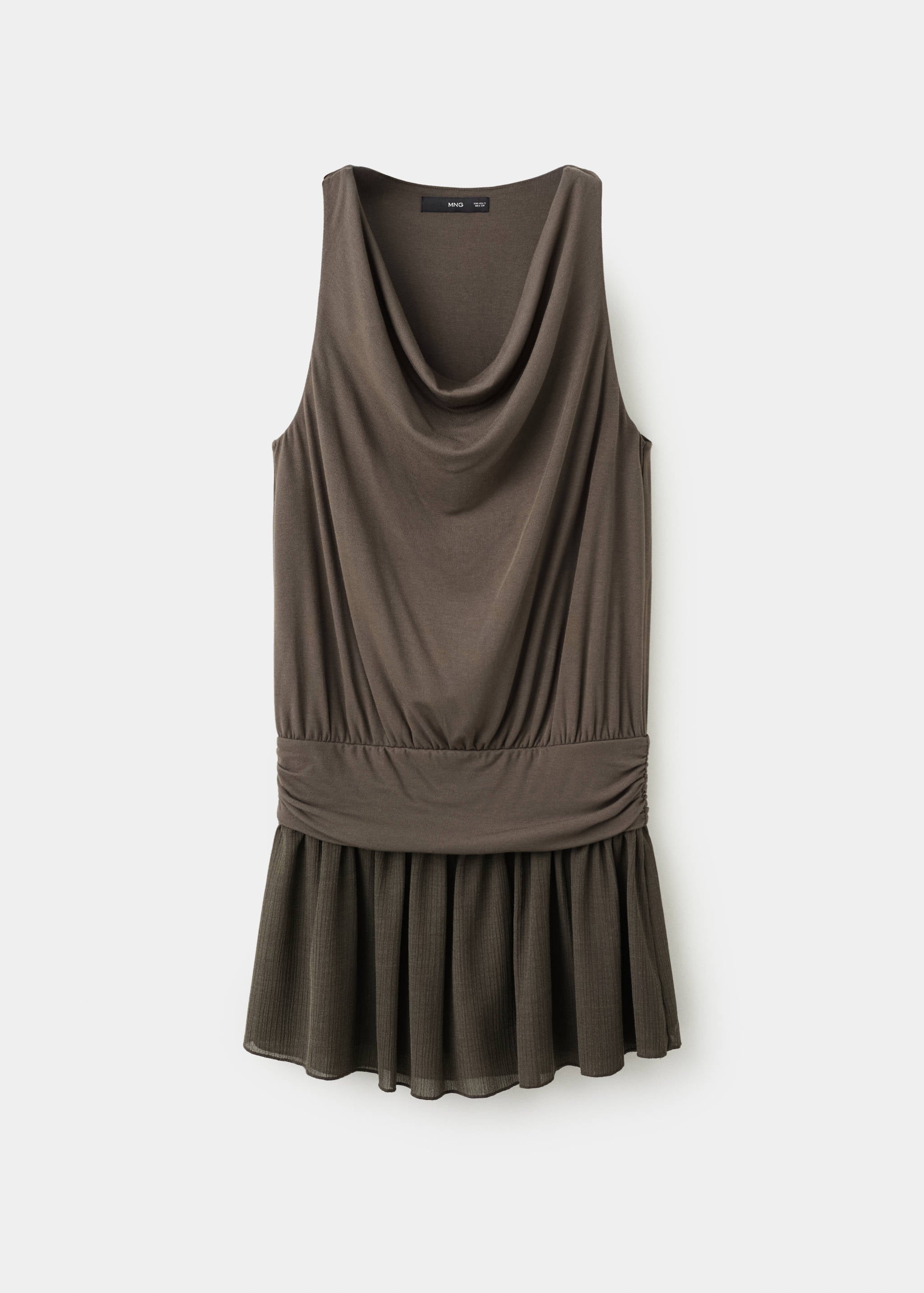 Mango vestido lagoon in brown - Image 1