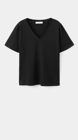 Mango camiseta chalspi in black - Image 1