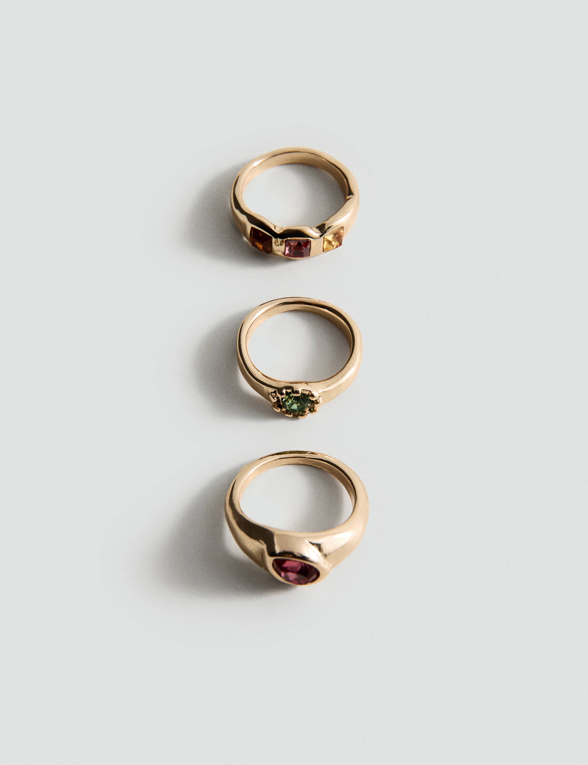 Mango anillo jara in gold - Image 1