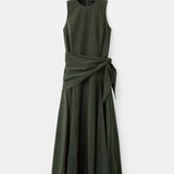 Mango dress scarf in khaki - Image 1