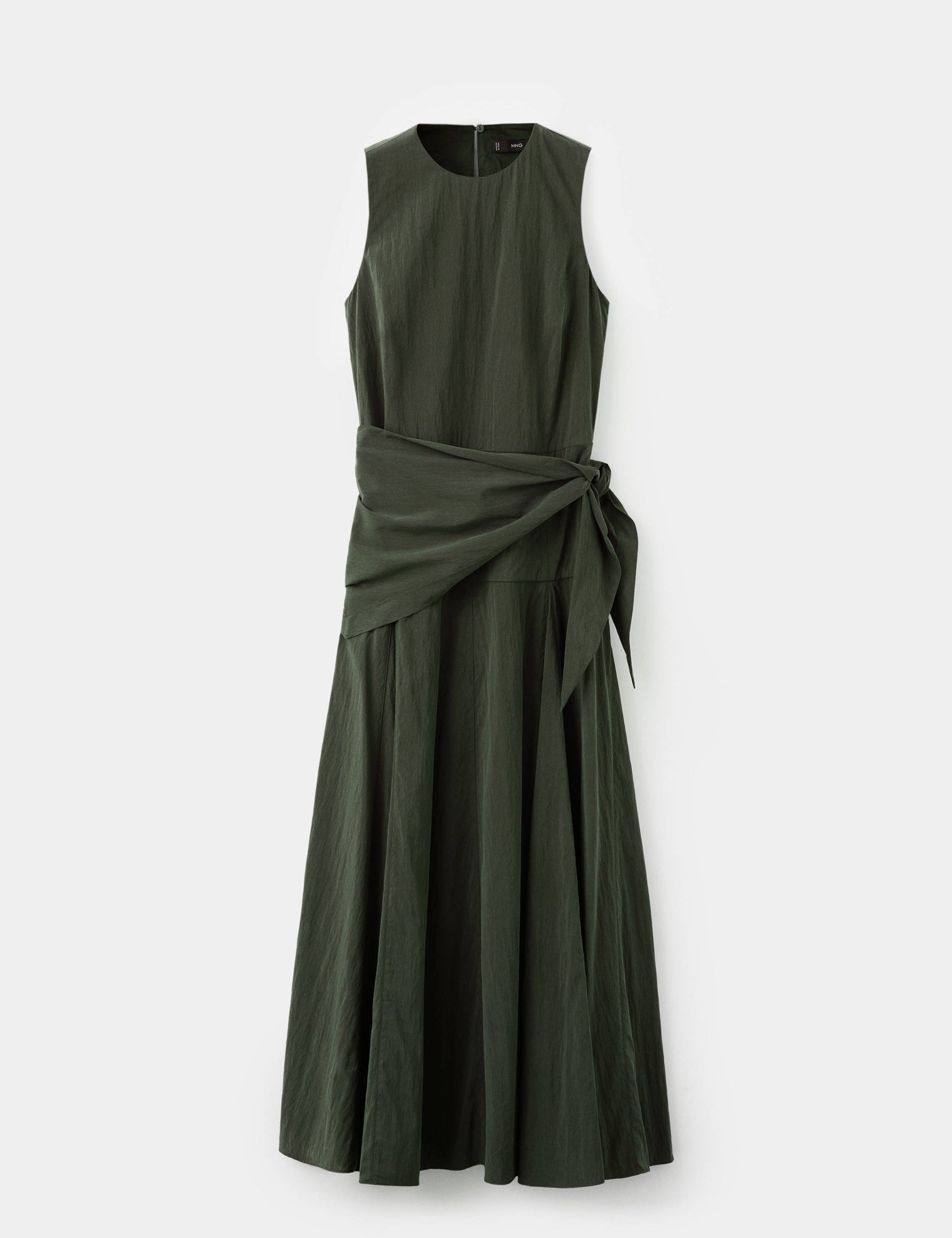 Mango dress scarf in khaki - Image 1