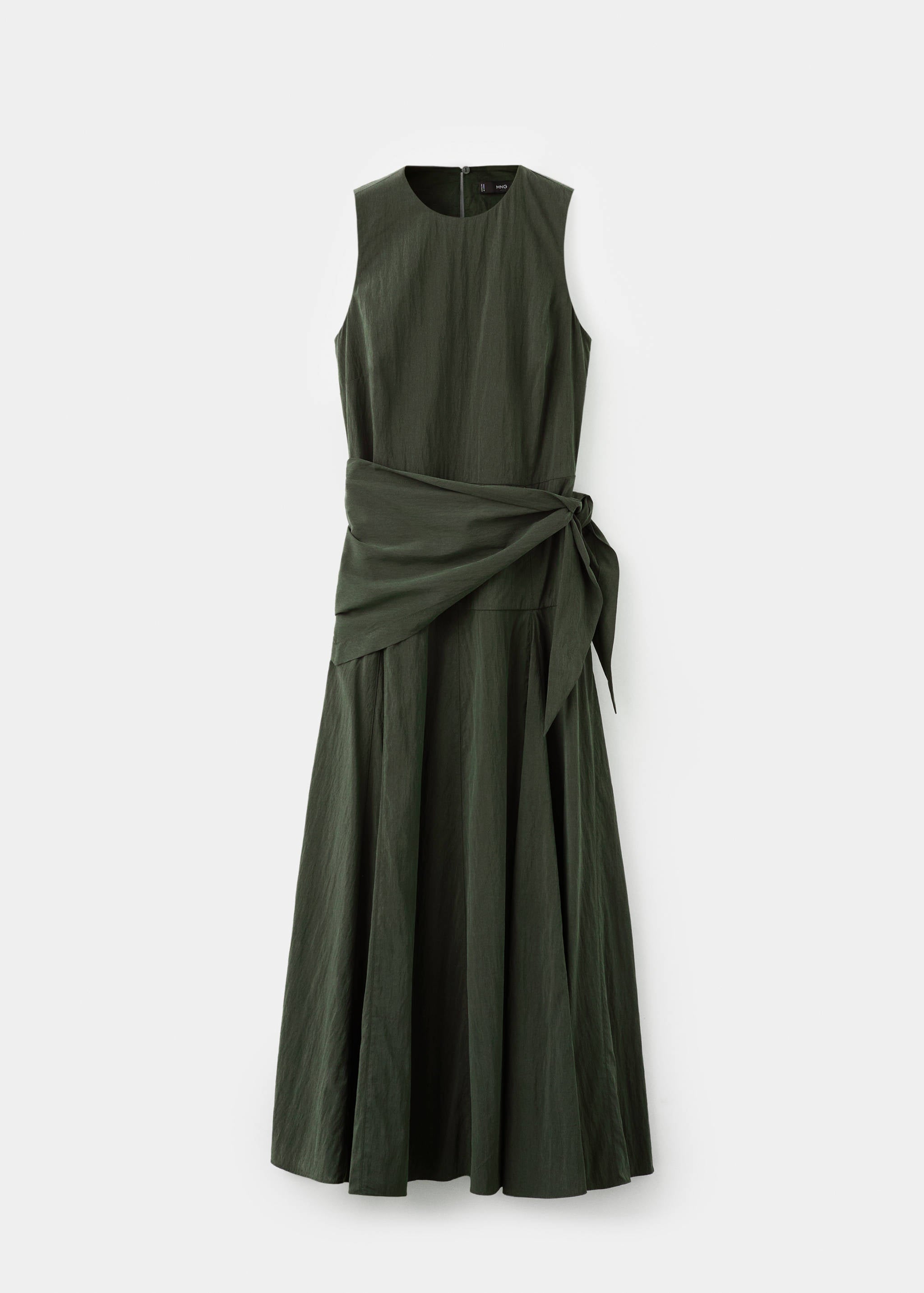 Mango dress scarf in khaki - Image 1