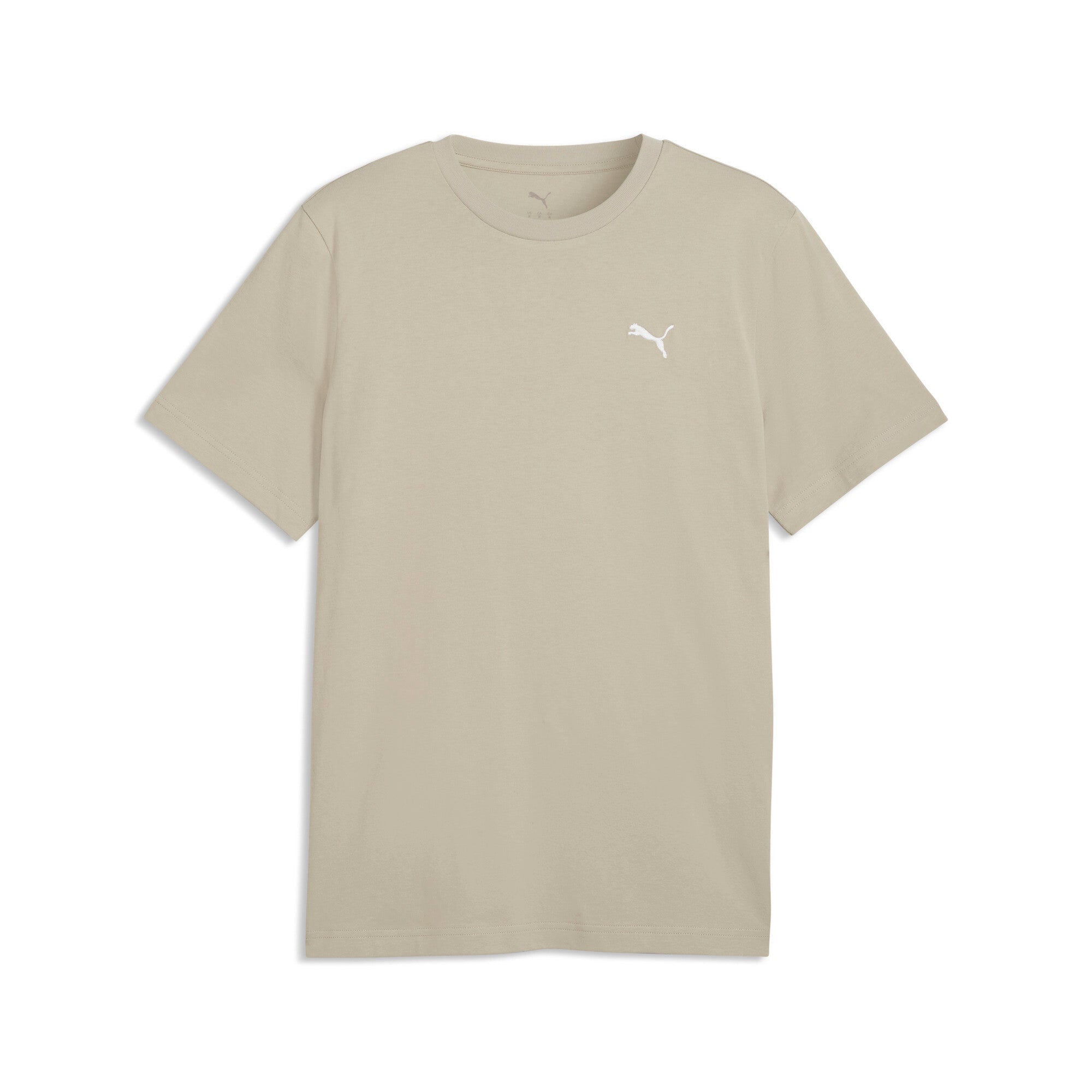 PUMA WARDROBE essentials tee men in pebble gray - Image 1