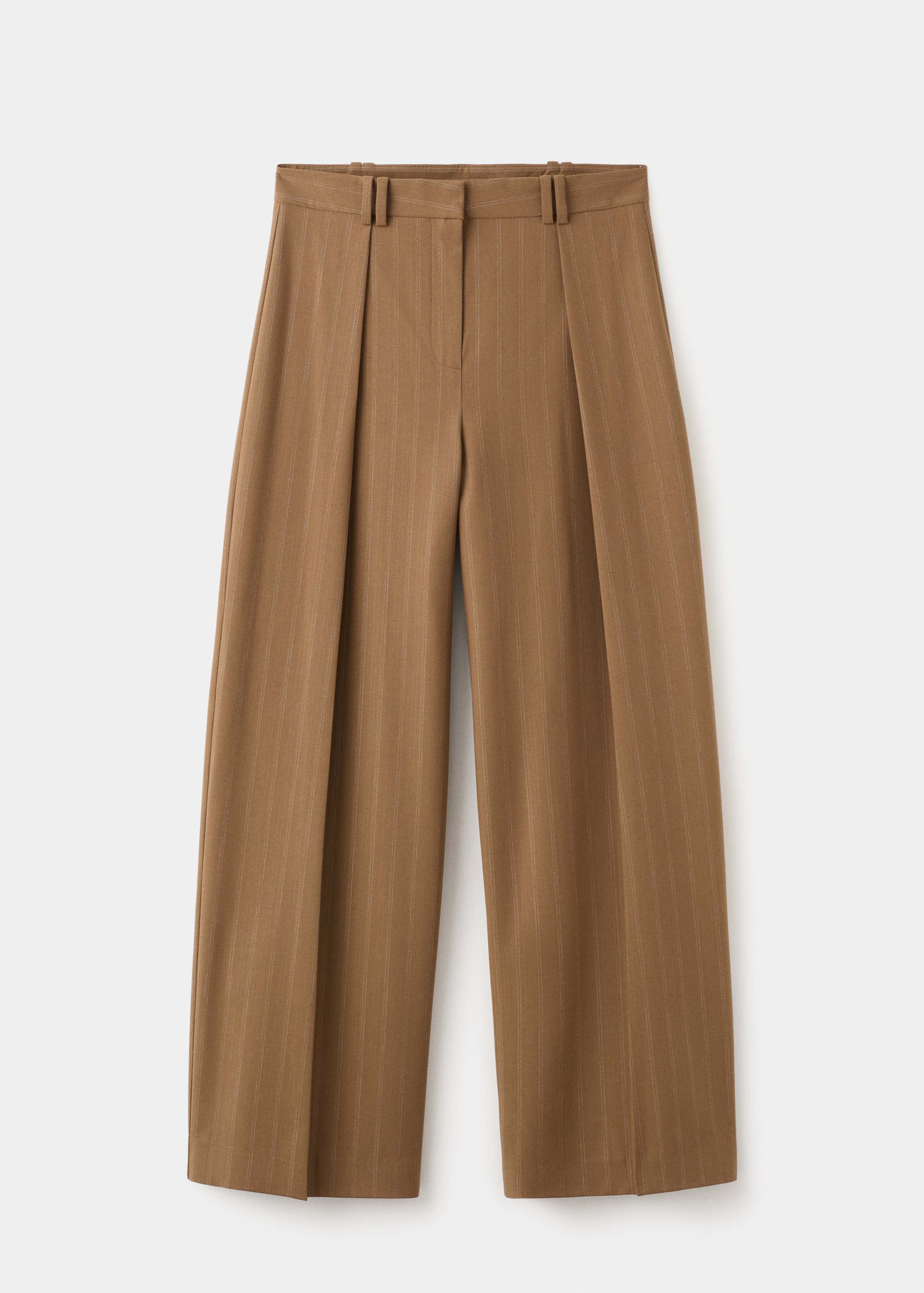 Mango trousers systeck in toffee - Image 1