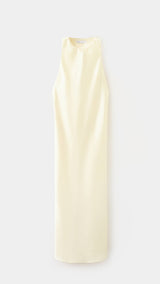 Mango vestido champagn in pastel yellow - Image 1