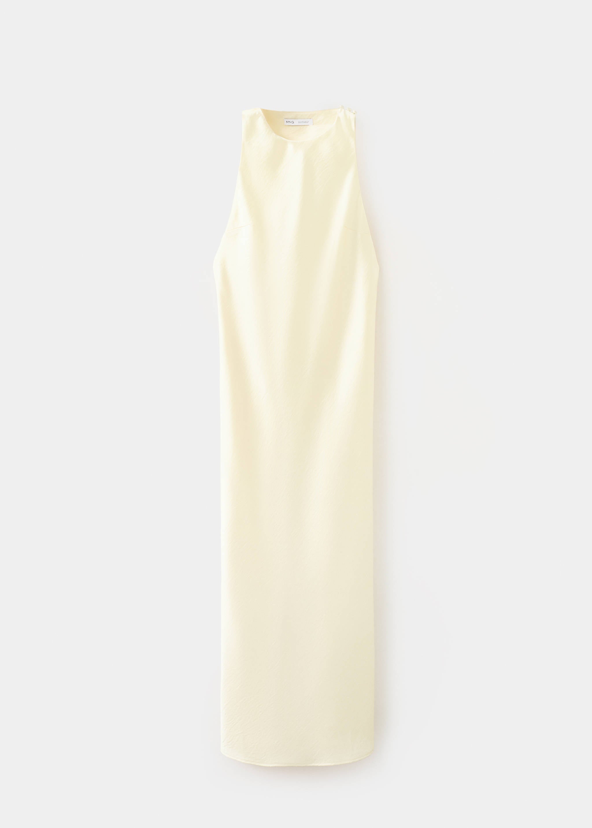 Mango vestido champagn in pastel yellow - Image 1