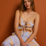 Etam magnolia - caraco in mauve print