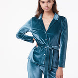 Etam velvety - chemise in fir green
