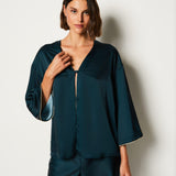 Etam wilde placed - deshabille in green print