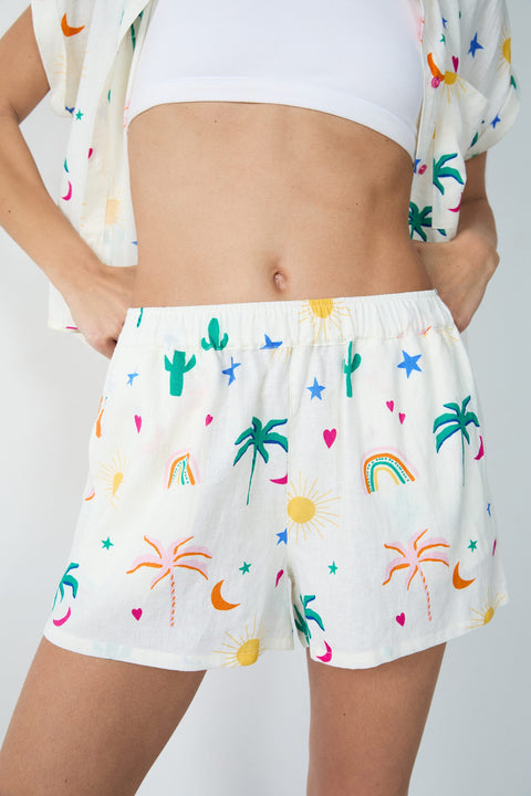 Etam fabiola - short in ecru