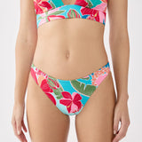 Etam hibiscus - biki standard in blue/green print