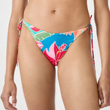 Etam hibiscus - bresilien ficelle in blue/green print