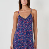 Etam molly fleurs - nuisette in navy