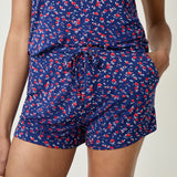 Etam molly fleurs - short in navy