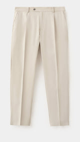 Mango pantalon vulcano in ivory - Image 1