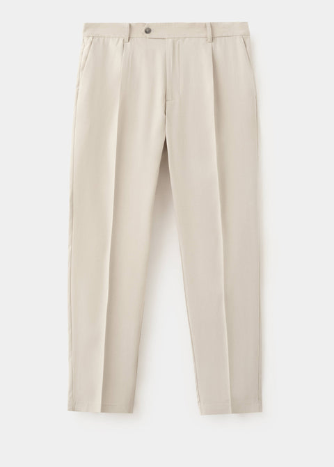 Mango pantalon vulcano in ivory