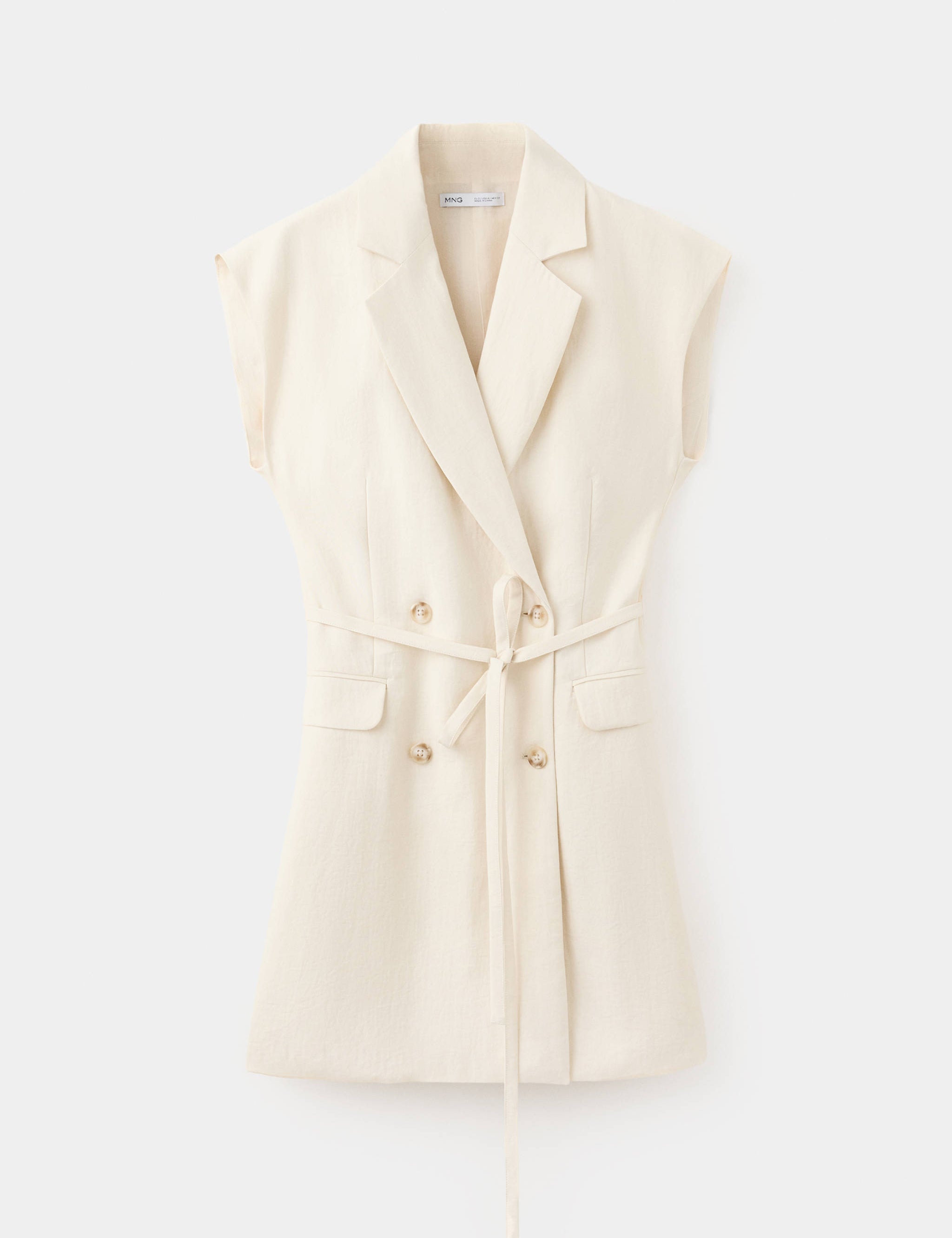 Mango vestido lety in raw - Image 1